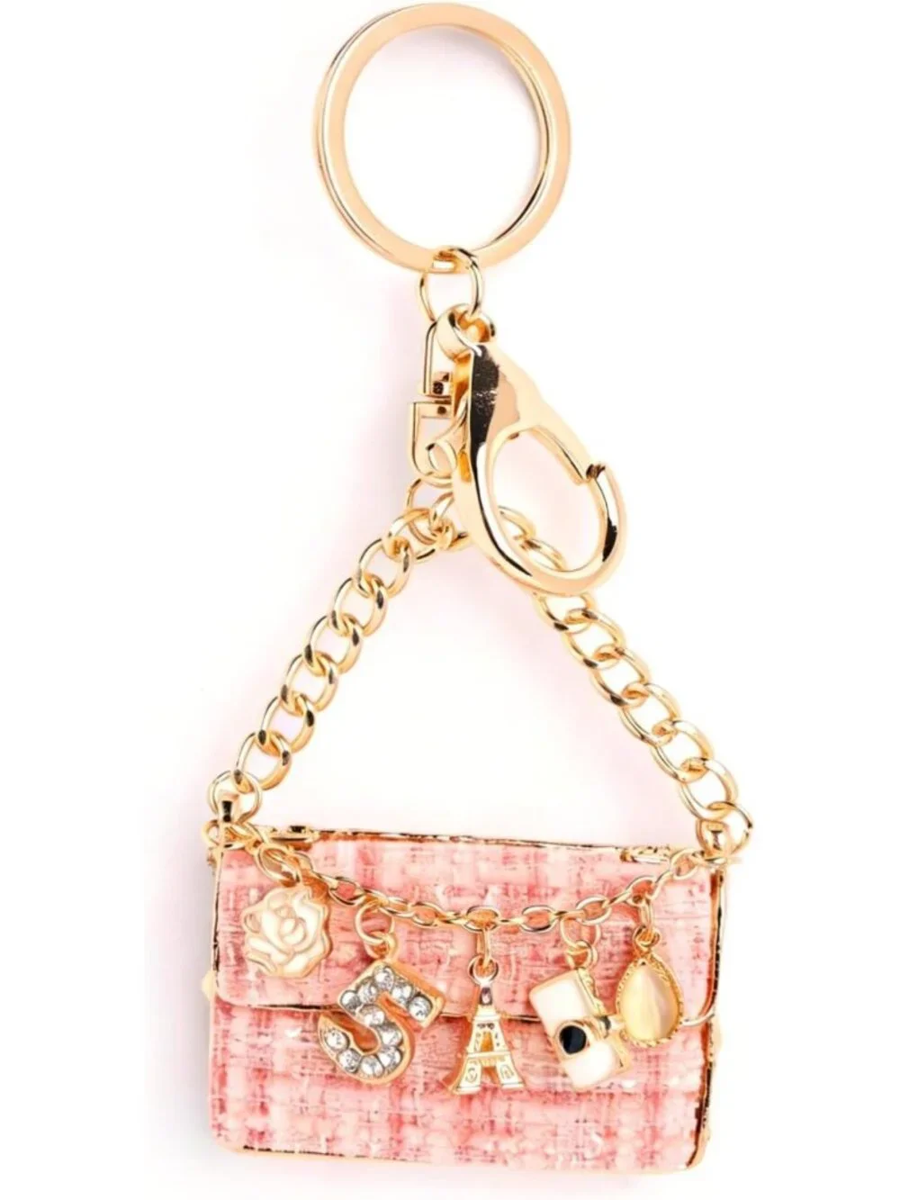 Vintage Car Keychain for Women & Girls | Cute Designer Charms for Purses